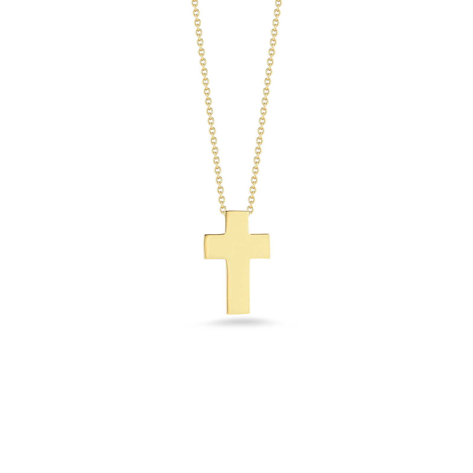 Roberto Coin Tiny Treasures 18K Yellow Gold Cross Pendant