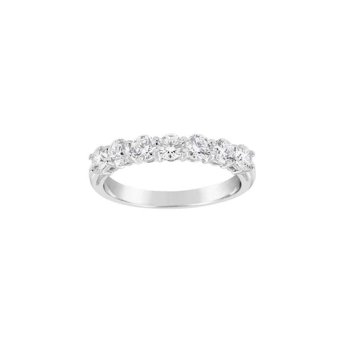 TWO by London 14k Seven Diamond Medium Anniversary Band