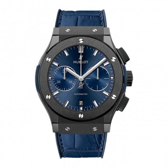 Hublot Classic Fusion Ceramic Blue Chronograph