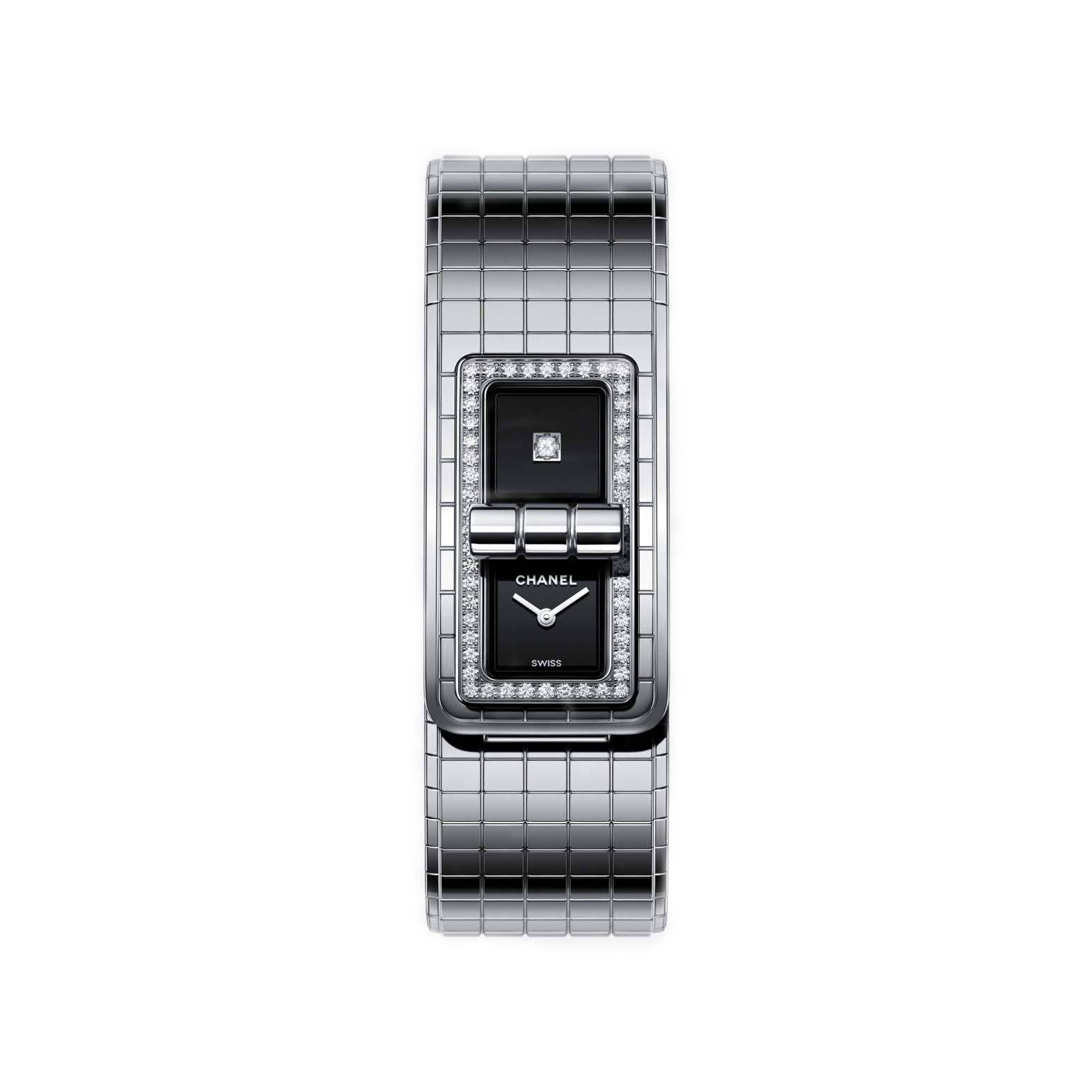 CHANEL CODE COCO Stainless Steel Diamond Watch