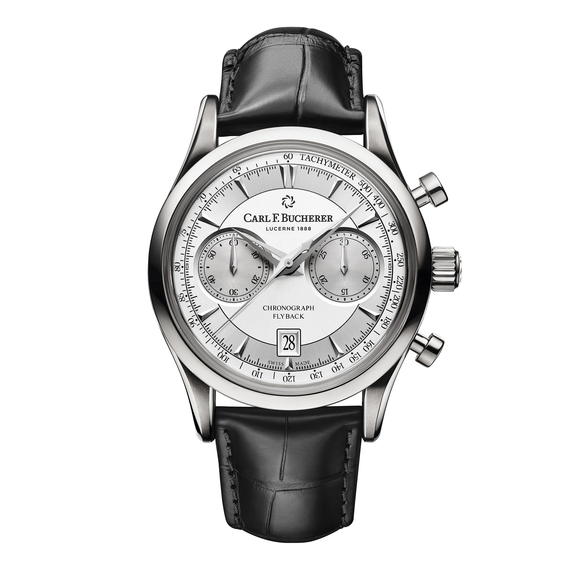 Carl F. Bucherer Manero Stainless Steel 43mm Flyback