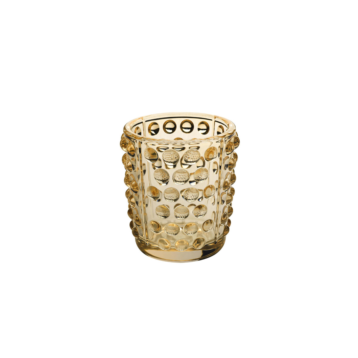 Lalique Mossi Gold Luster Votive 