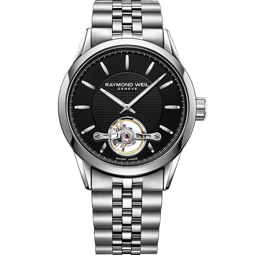 Raymond Weil Freelancer Open Balance Black Automatic