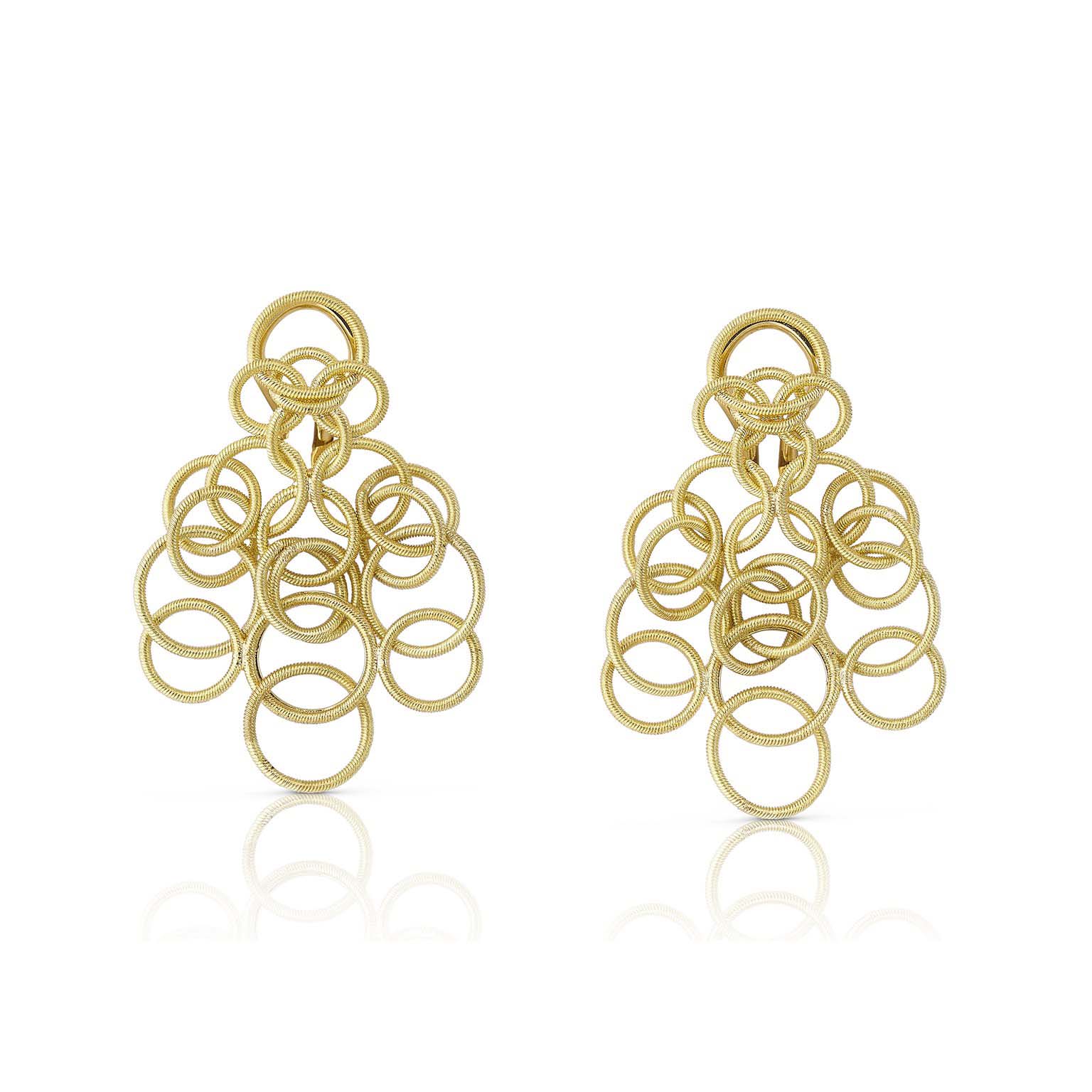 Buccellati Hawaii 18k Yellow Gold Earrings