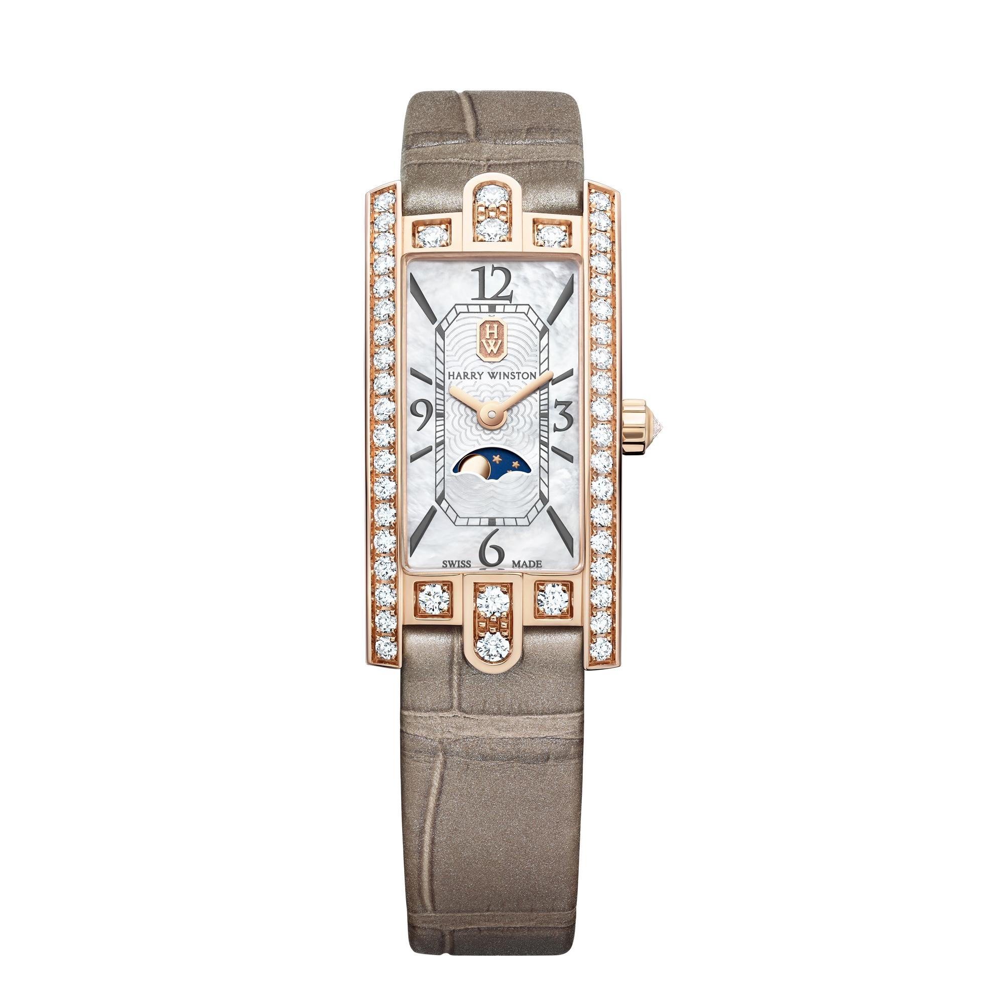 Harry Winston Avenue C Mini Moon Phase Watch