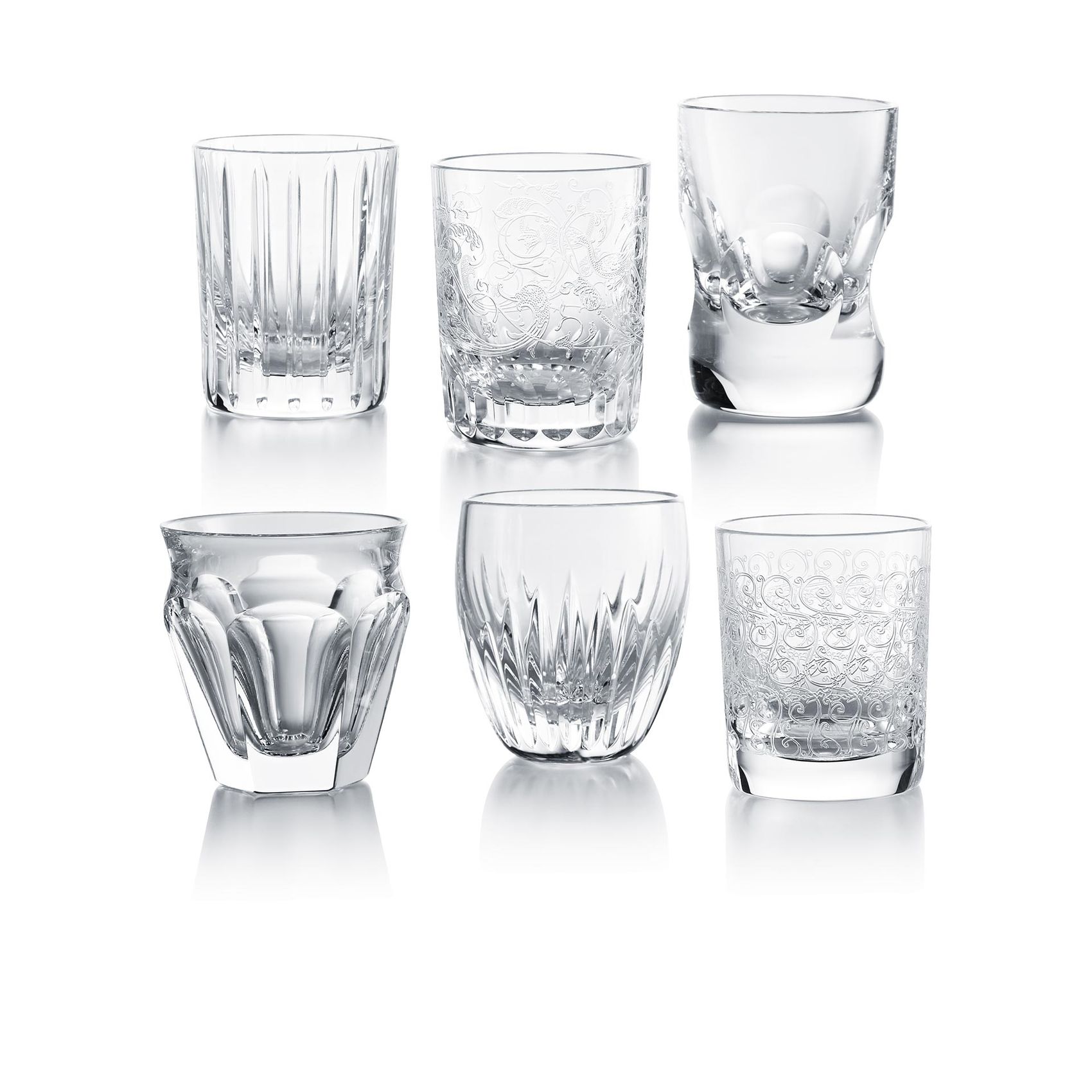 Baccarat Everyday Les Minis Crystal Shot Glass Set