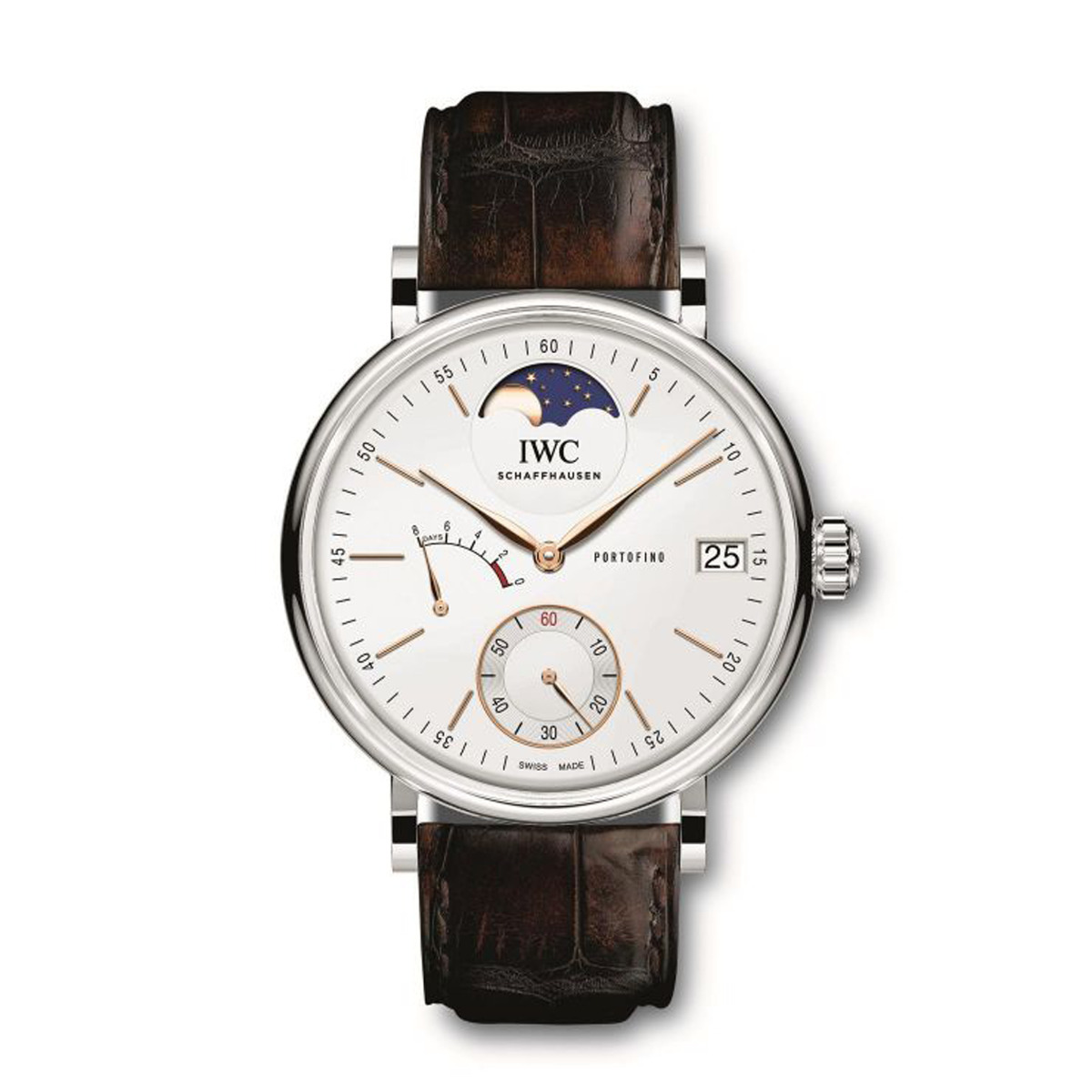 IWC Portofino Steel Silver Moonphase