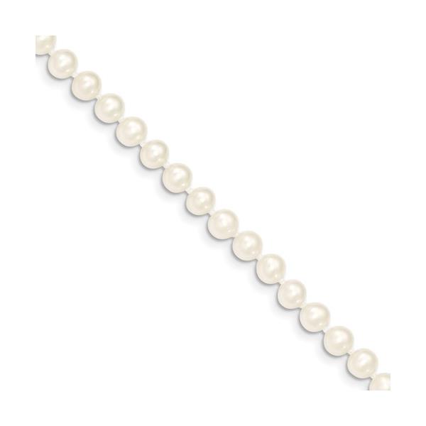 London Collection Yellow Gold 5-6mm Pearl Bracelet