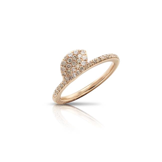 Pasquale Bruni Petit Garden 18k Rose Gold Single Leaf Ring