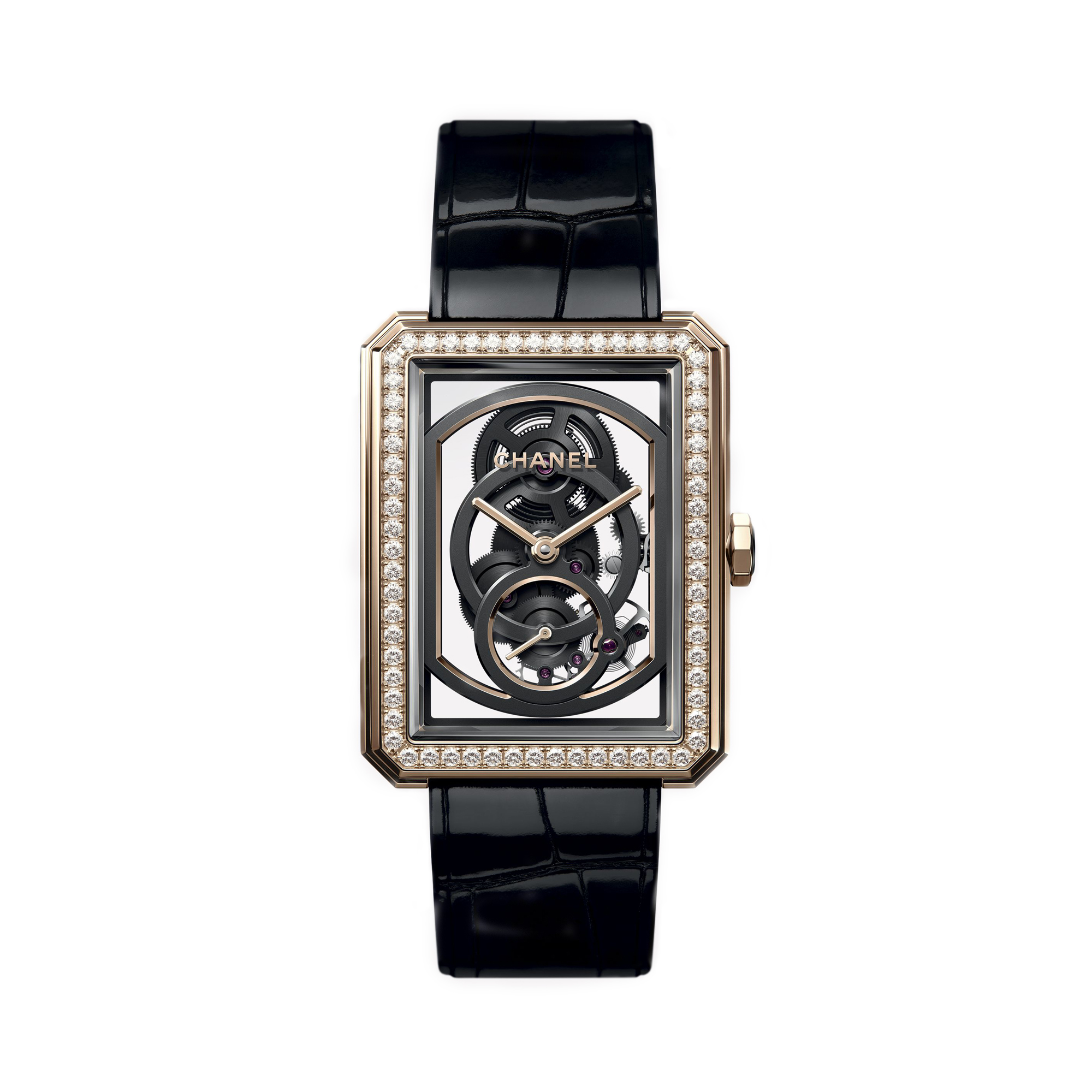 CHANEL Boy Friend Skeleton Watch