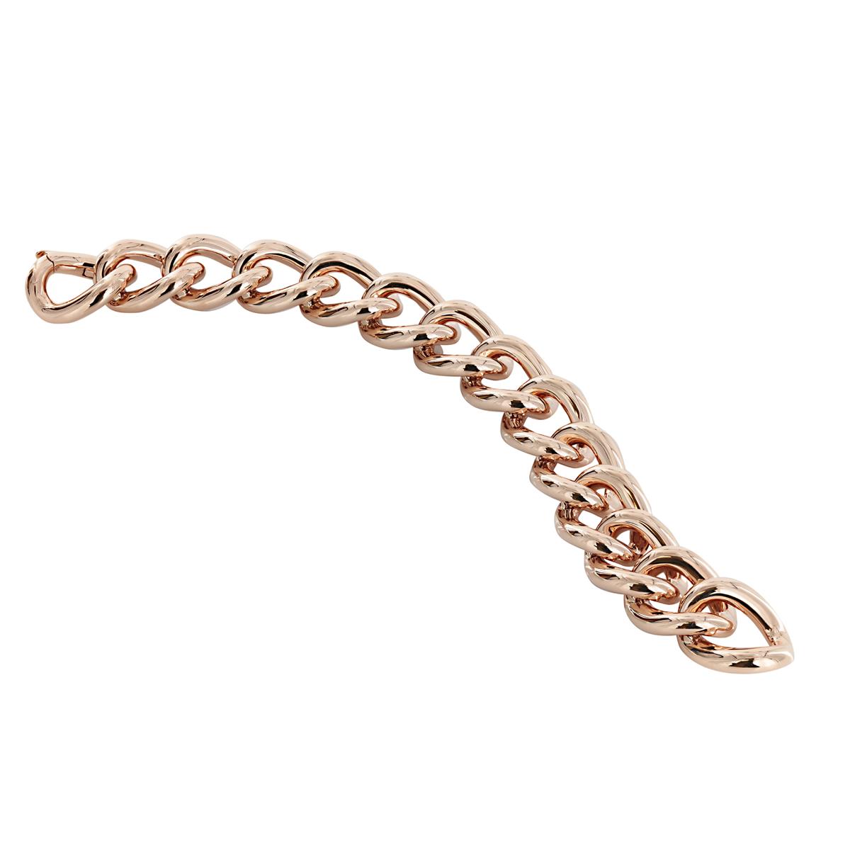 London Collection 18k Heavy Crub Link Bracelet