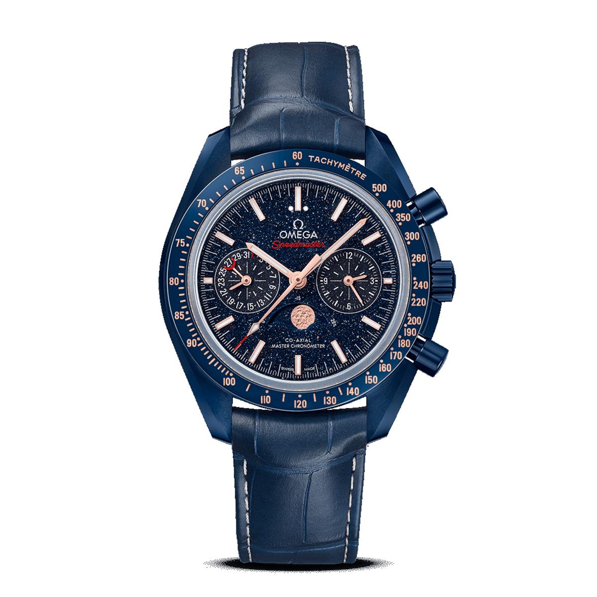 OMEGA Speedmaster Moonphase Blue Ceramic