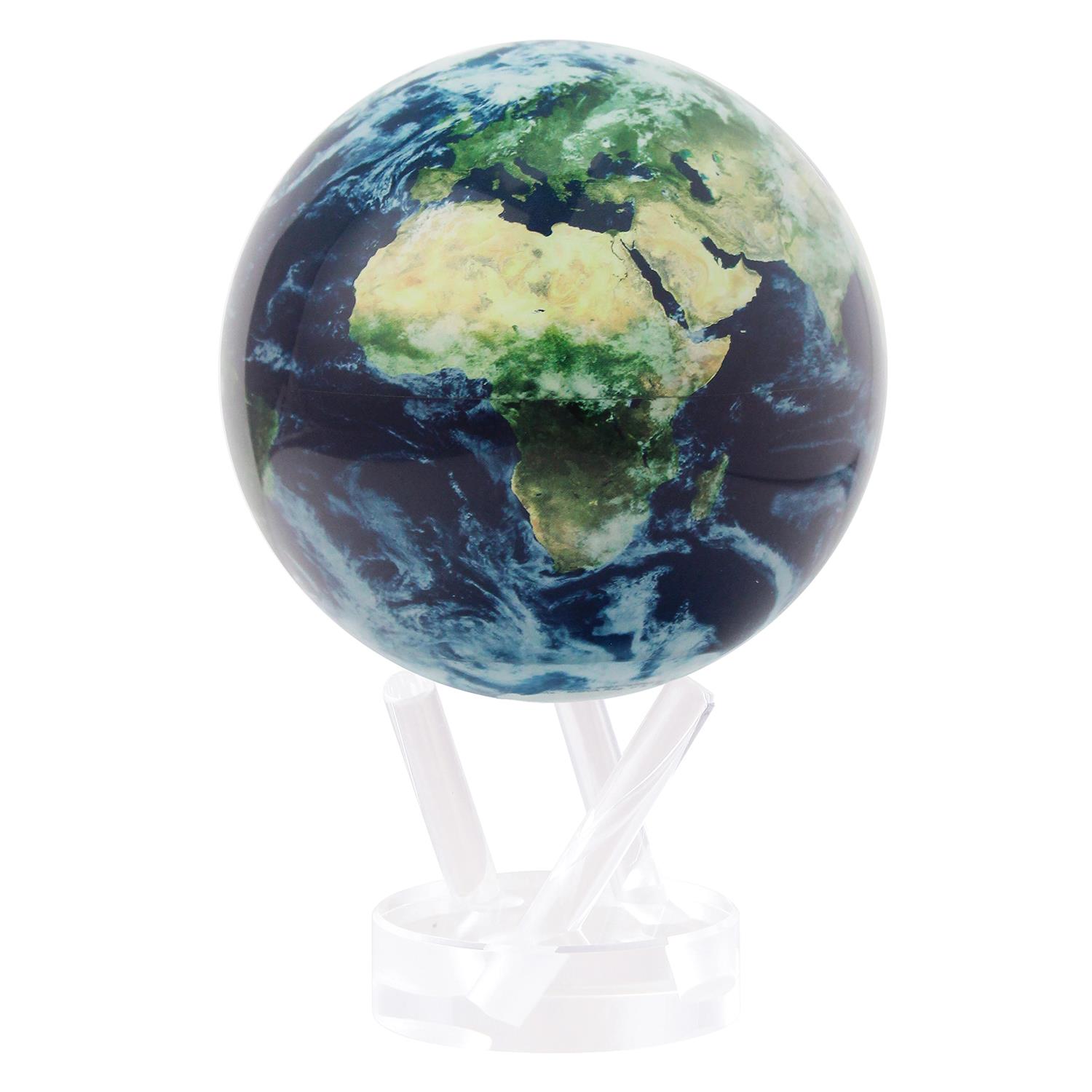 Mova Globe Satellite Clouds Earth Globe with Acrylic Base 4.5"