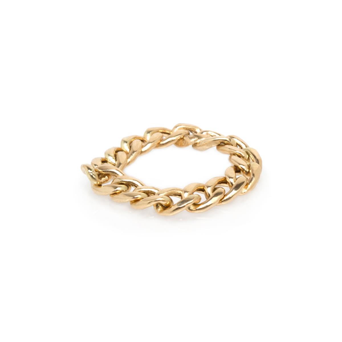 Zoe Chicco 14k Medium Curb Chain Ring