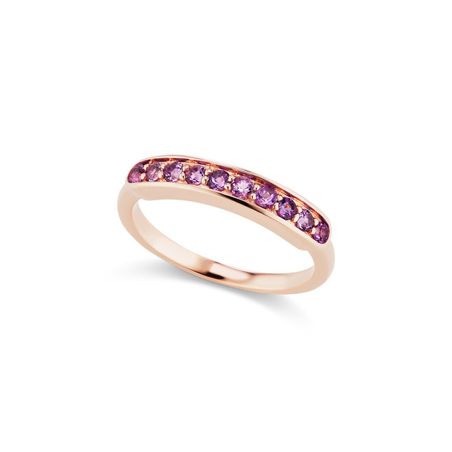 Jane Taylor Cirque 14k Amethyst Band