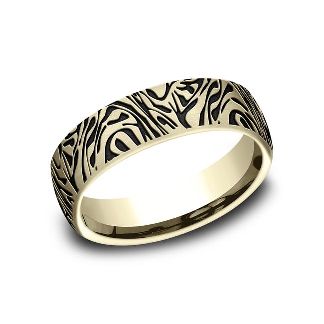 Benchmark The Samurai 14k Yellow Gold Band