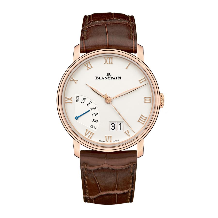 Blancpain Villeret Grande Date Jour Retrograde 18k Rose Gold 40mm Automatic