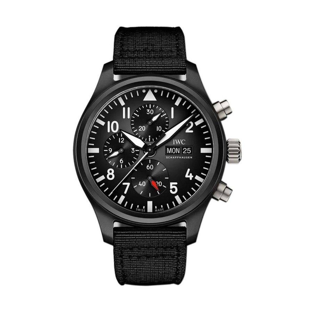 IWC Schaffhausen Ceramic Black 44.5mm Top Gun Chronograph