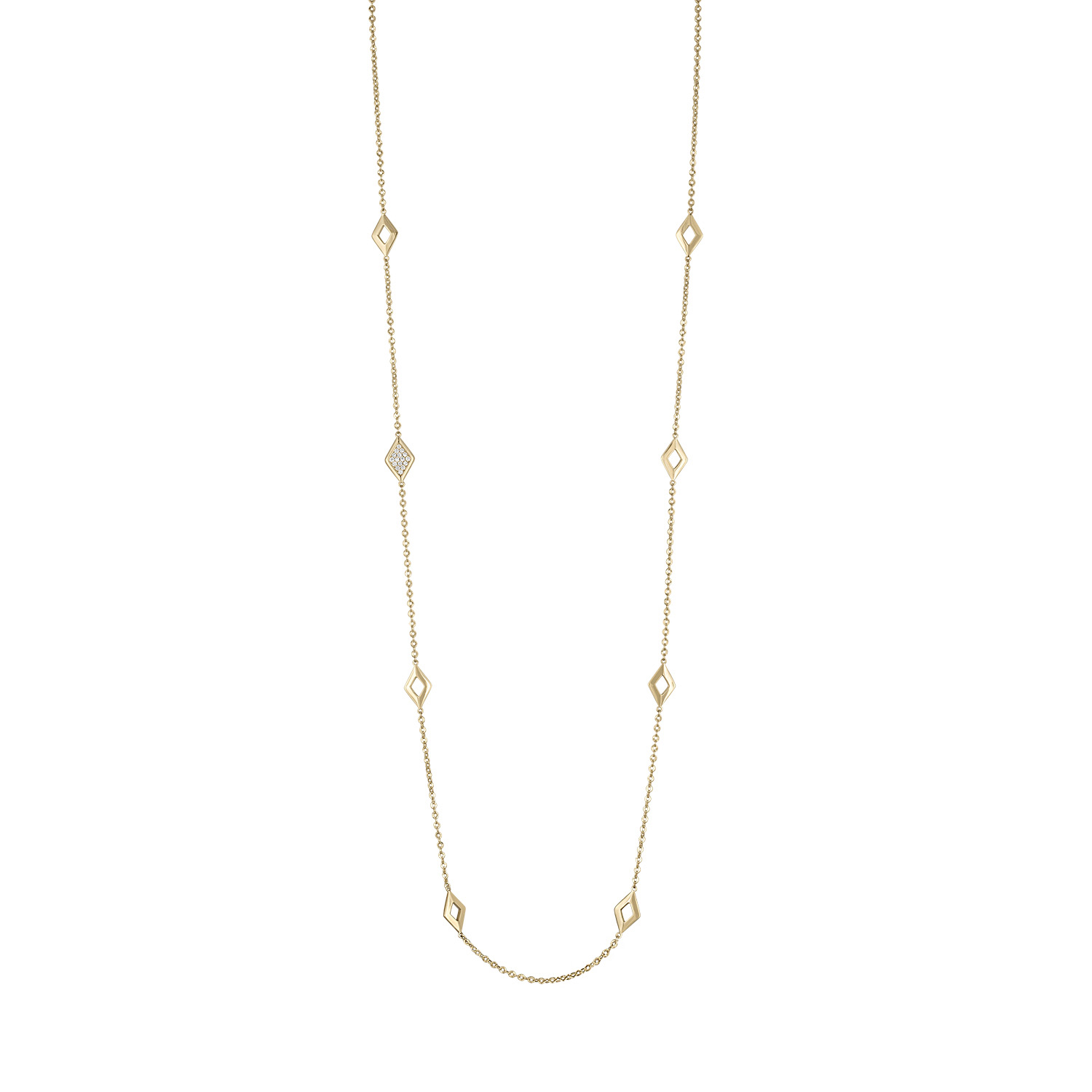 Gigi Ferranti Lucia 14k 8 Station Diamond Necklace