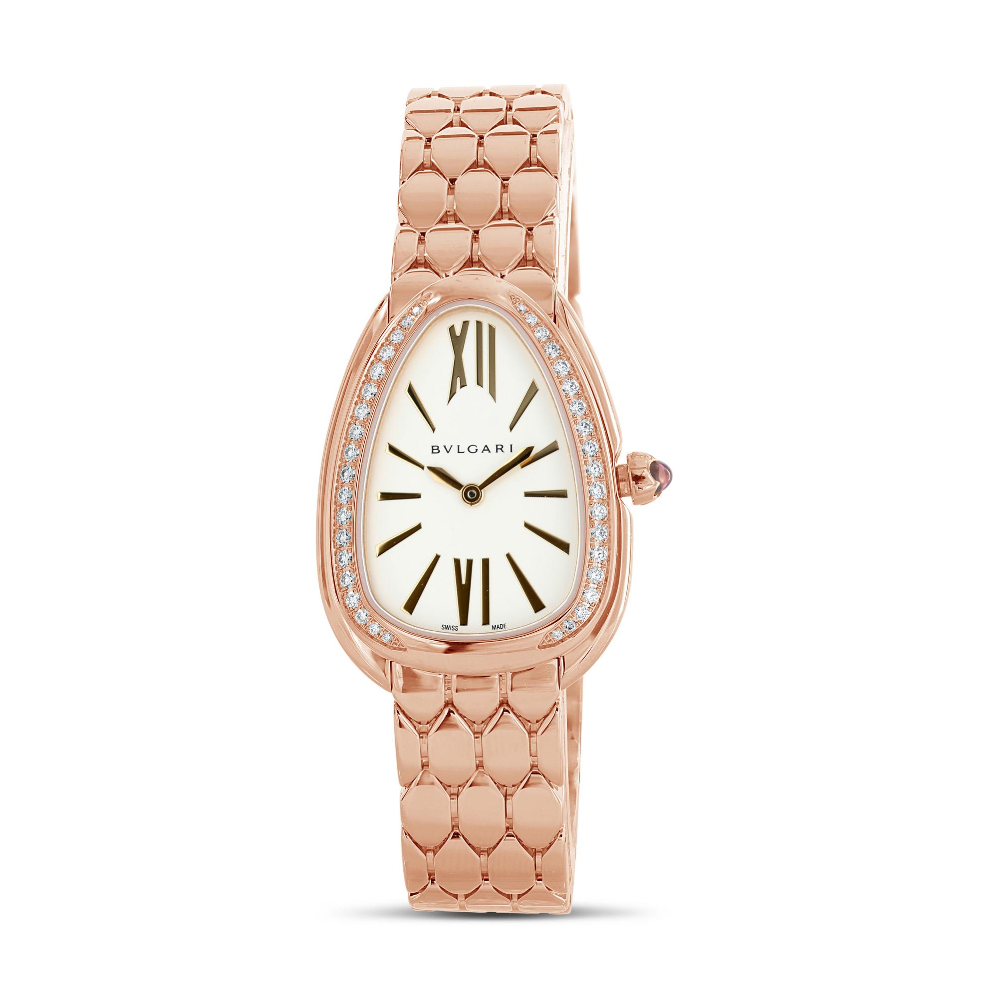 Bvlgari Serpenti Seduttori Rose Gold Diamond Watch