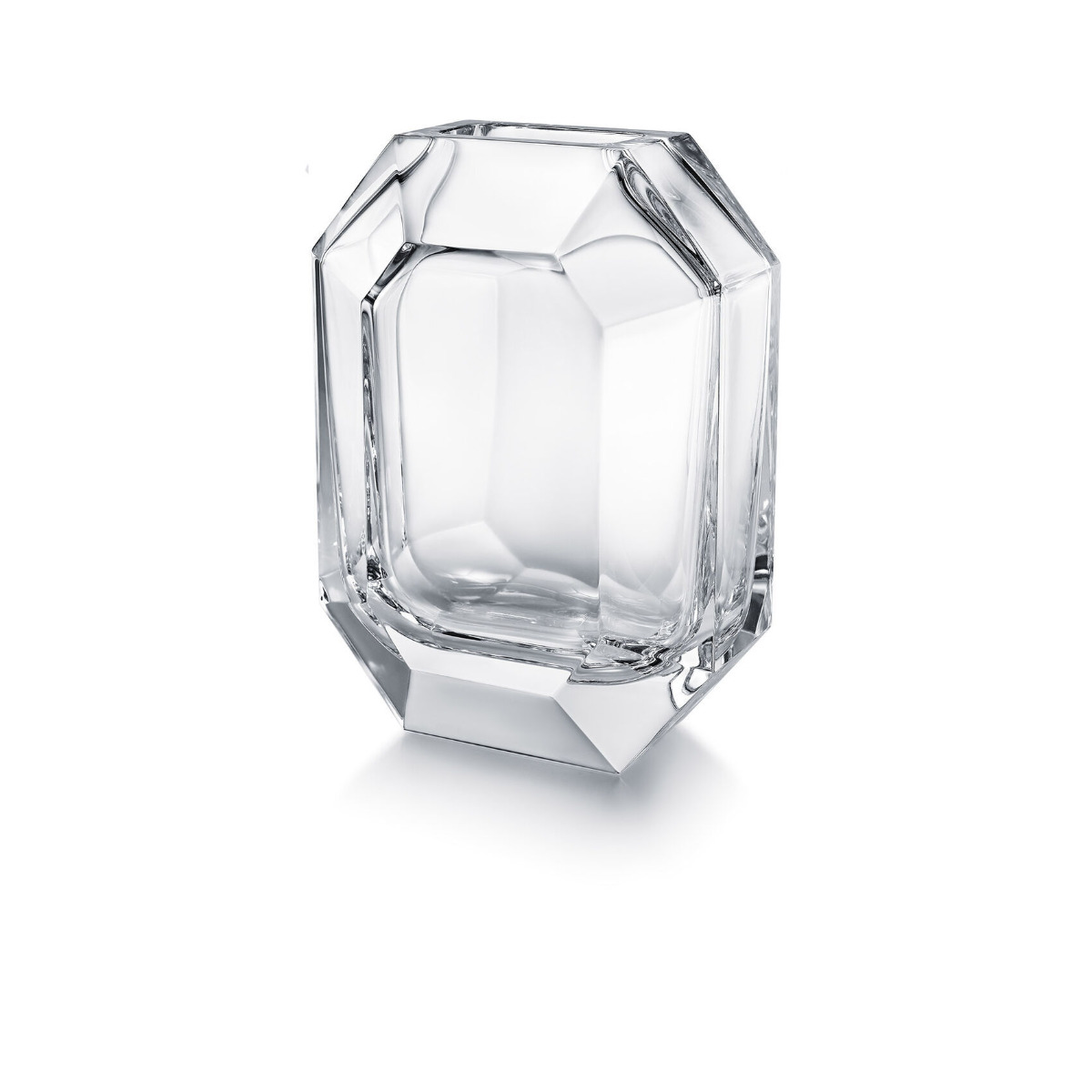 Baccarat Crystal Octagon Vase