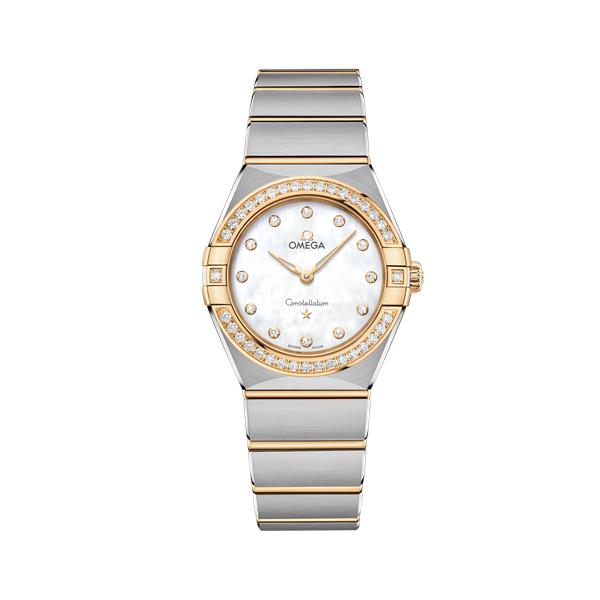 OMEGA Constellation Stainless Steel and 18k Yellow Gold 28mm Quartz