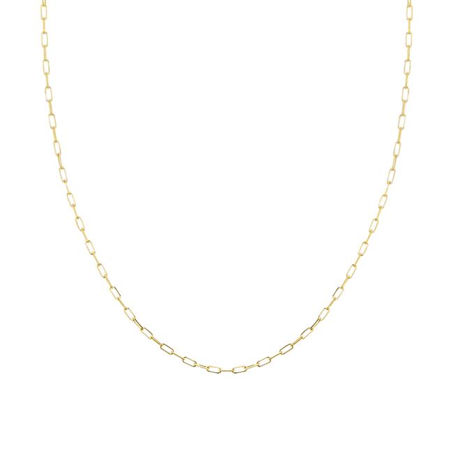 London Collection 14k Yellow Gold 2mm Diamond Cut Forzentina Chain 18"