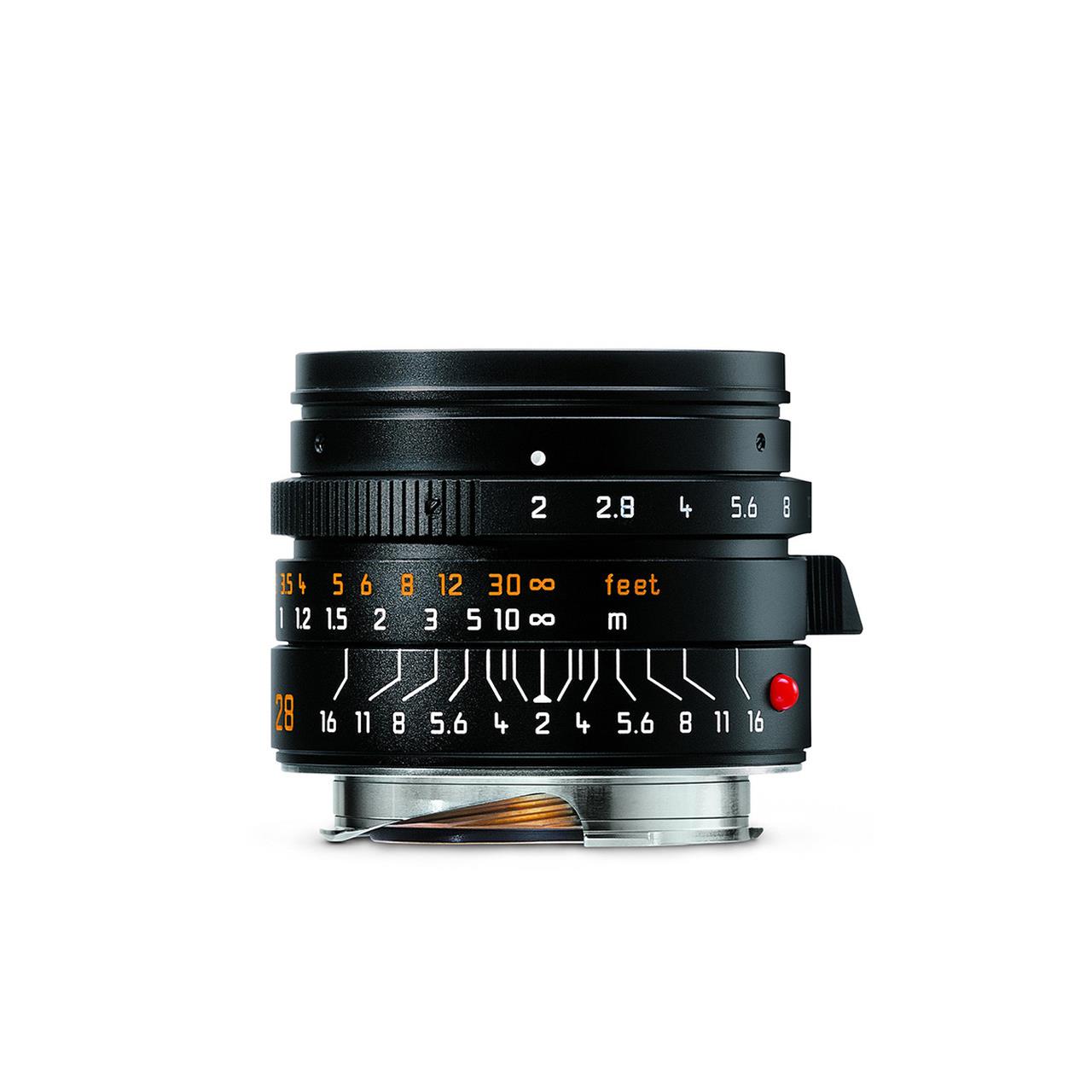 Leica Summicron-M 28mm Black Anodized Lens