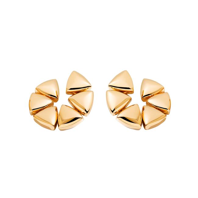 Vhernier Freccia 18k Rose Gold Hoop Earclips