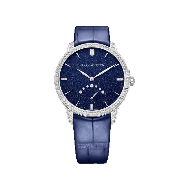 Harry Winston White Gold Midnight Retrograde Second 39mm Automatic