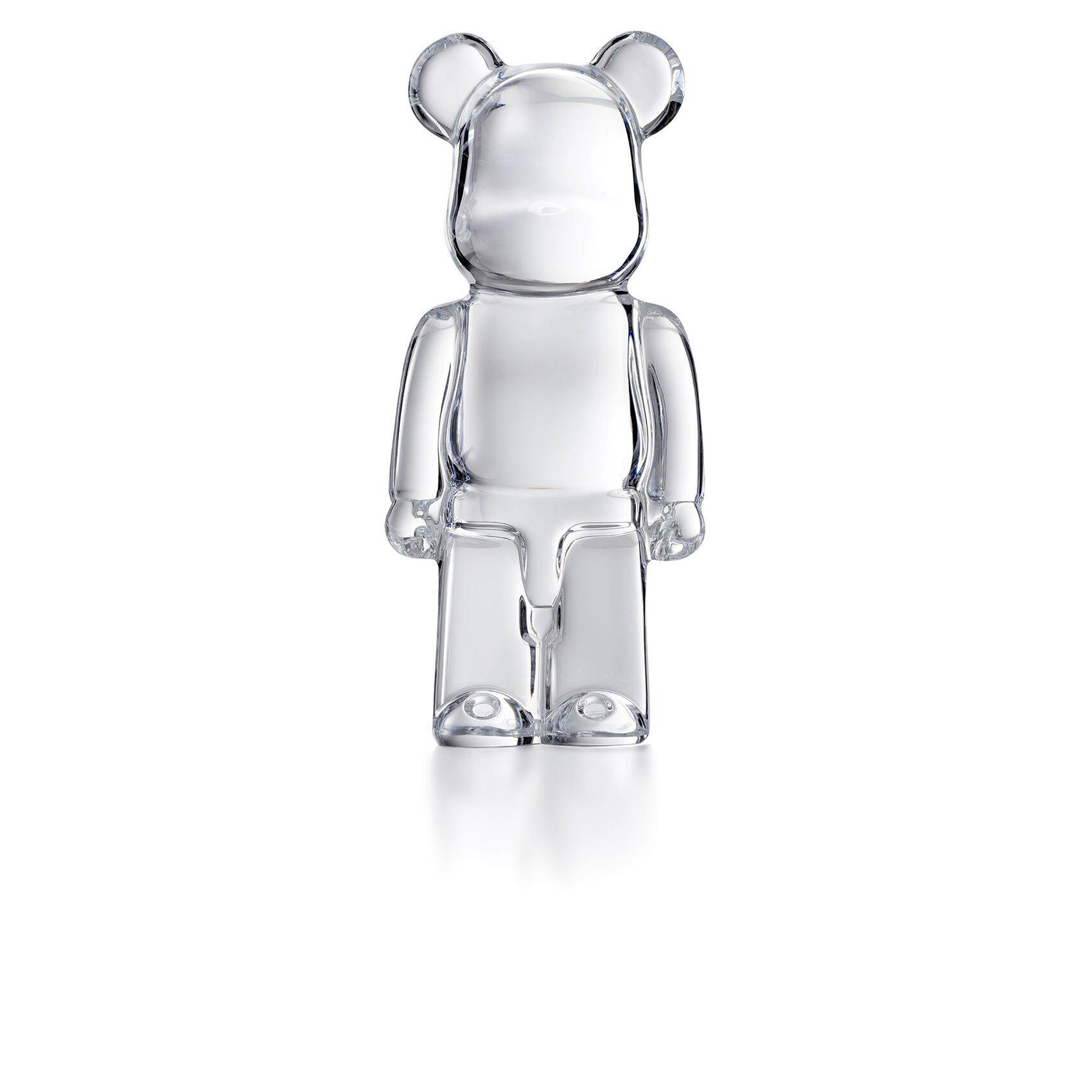 Baccarat Bearbrick Clear Figurine