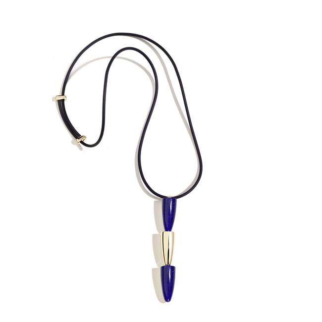 Vhernier Calla 18k Rose Gold Lapis Rubber Pendant