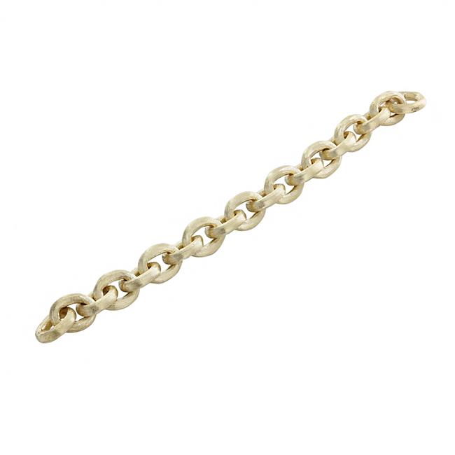 London Collection Matte Yellow Gold Link Bracelet