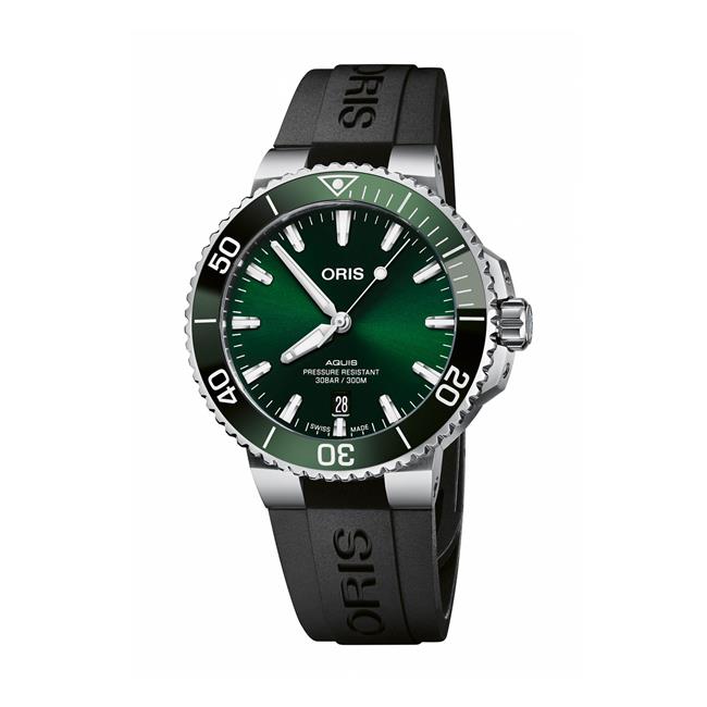 Oris Aquis Date Green