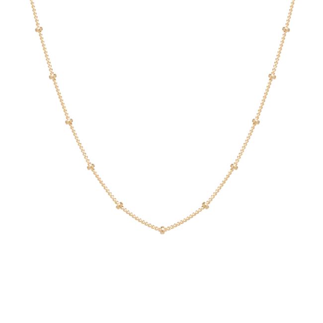 Zoe Chicco 14k Yellow Gold 16"-18" Adjustable Satellite Chain