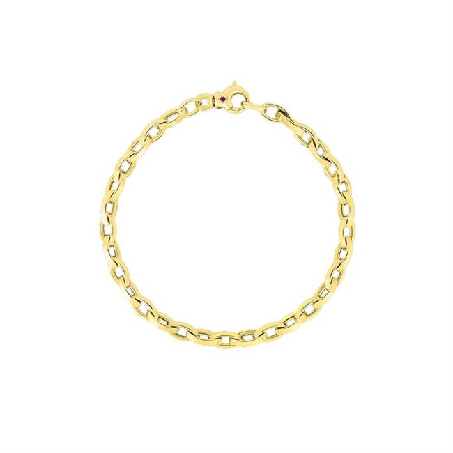 Roberto Coin 18k Yellow Gold Almond Link Bracelet