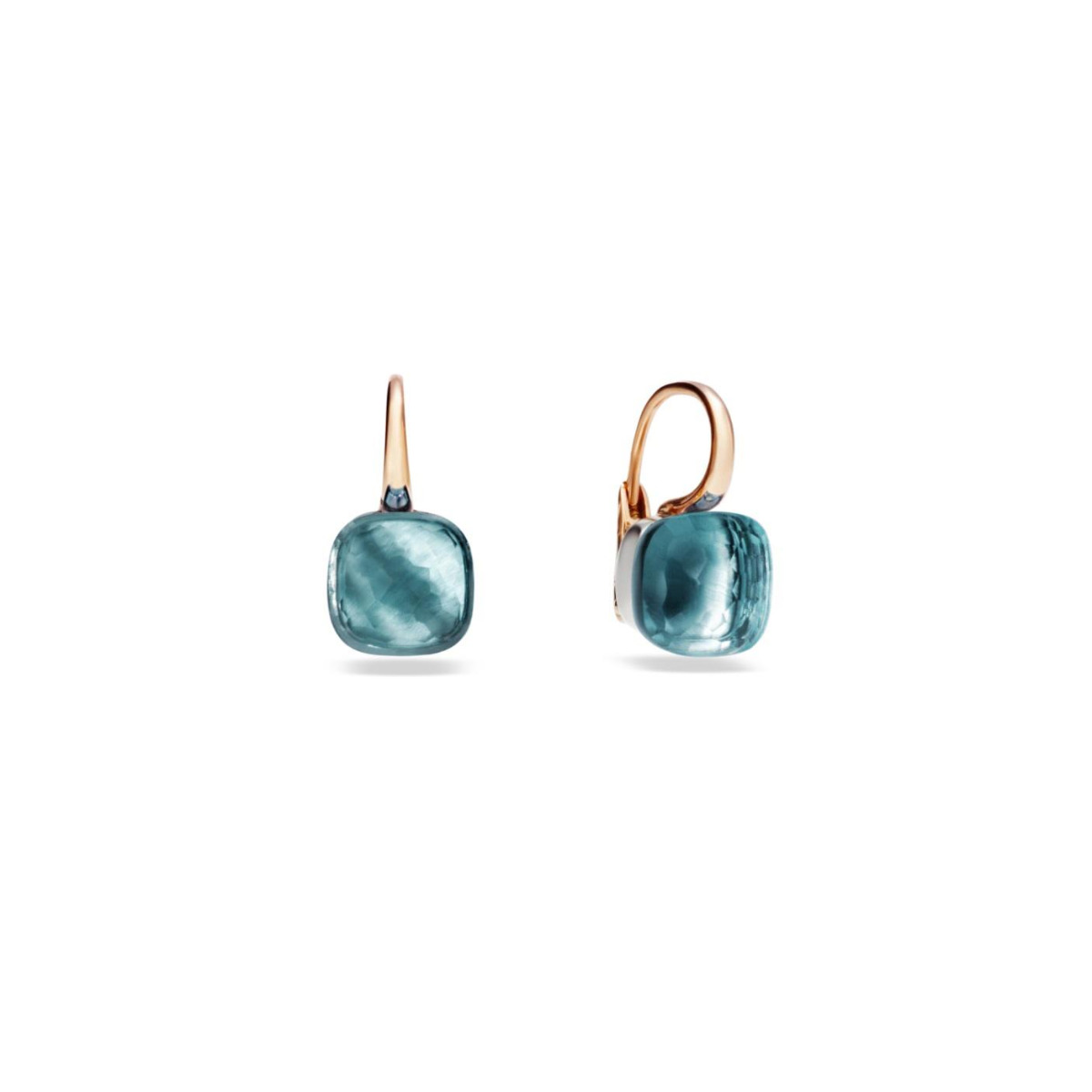 Pomellato Nudo 18k Sky Blue Topaz Earrings