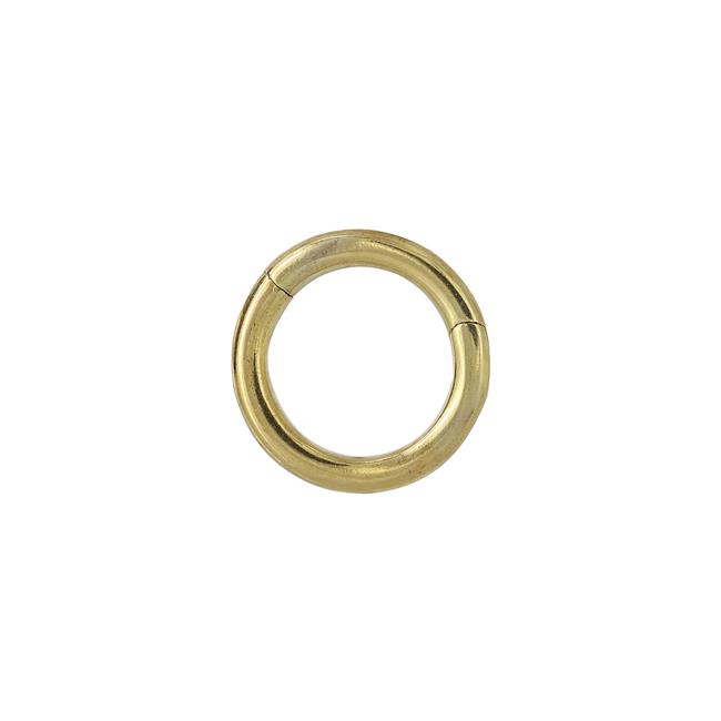 London Collection 14k Yellow Gold Round Charm Holder