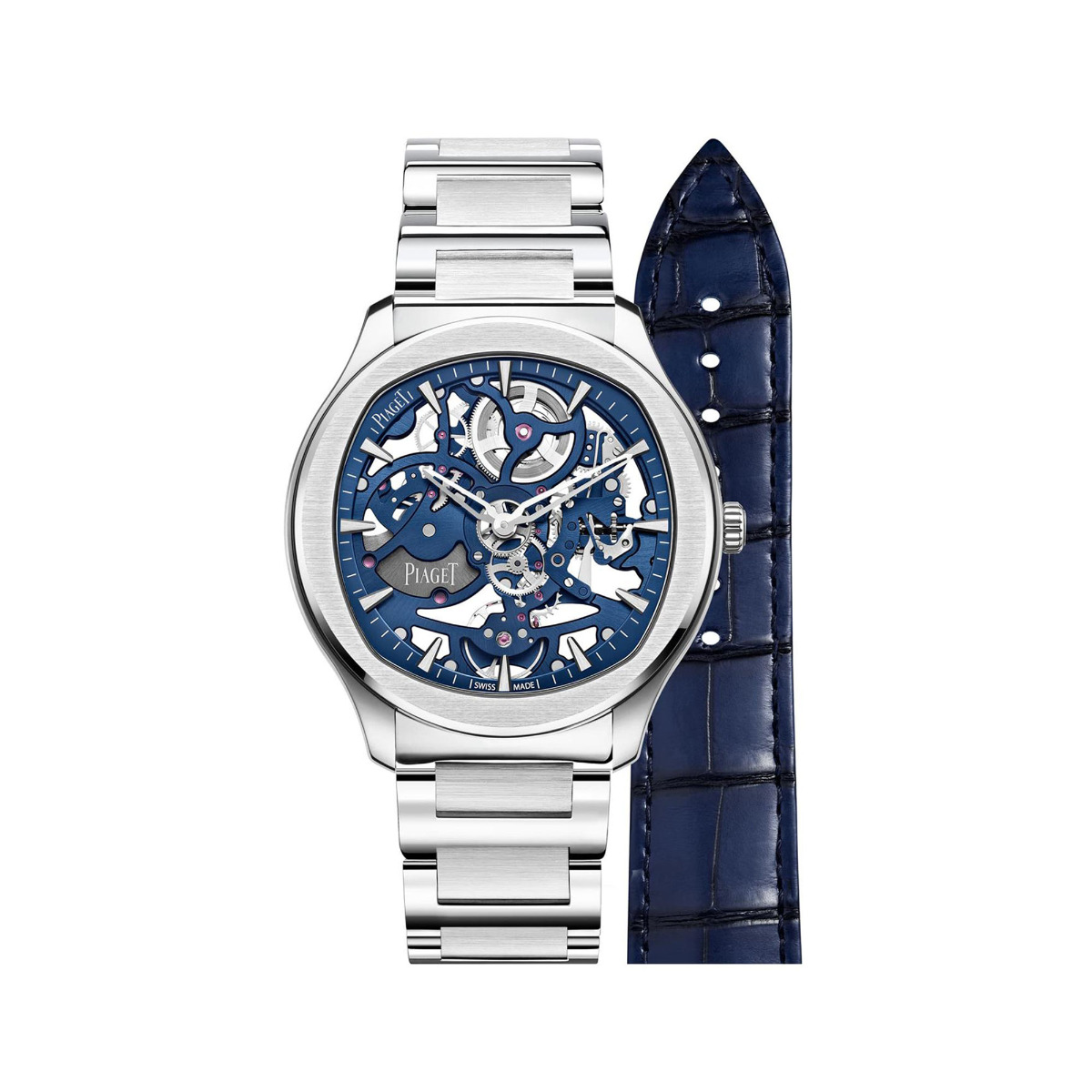 Piaget Polo Skeleton Watch Blue