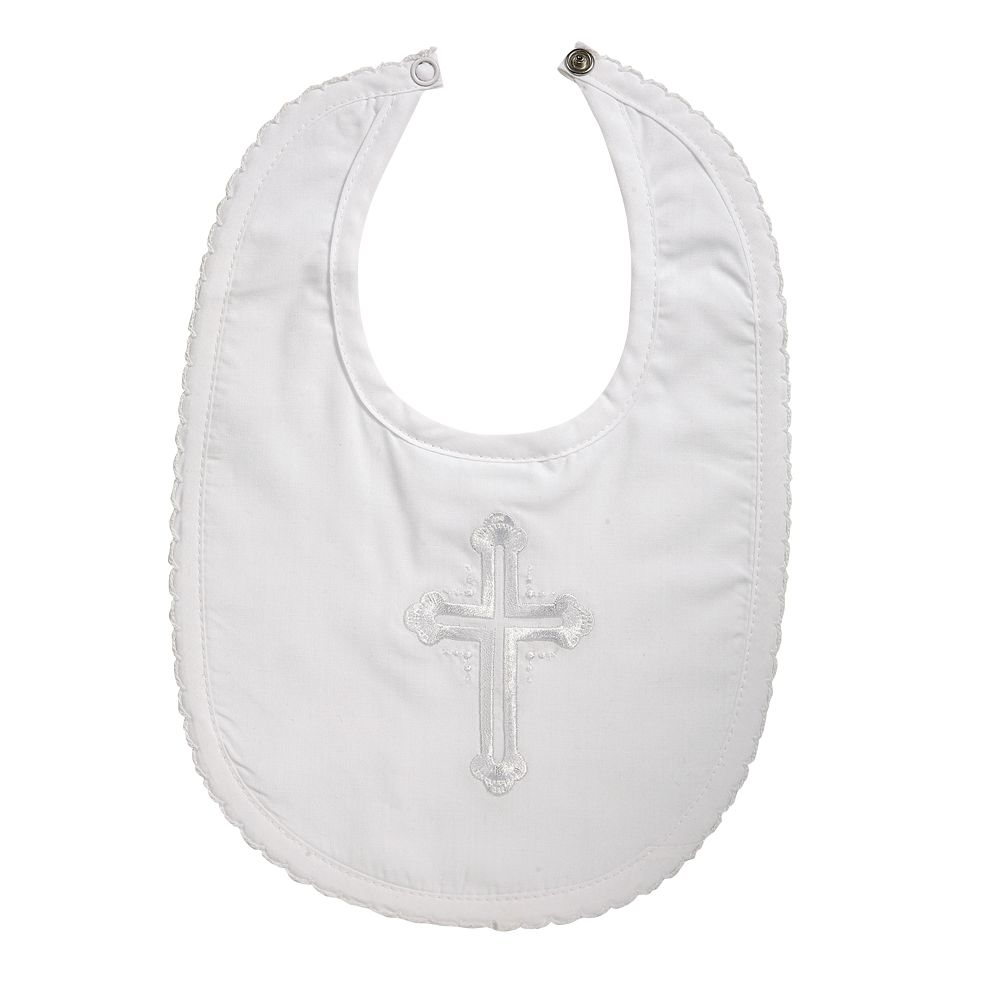 Elegant Baby Christening Boy Bib