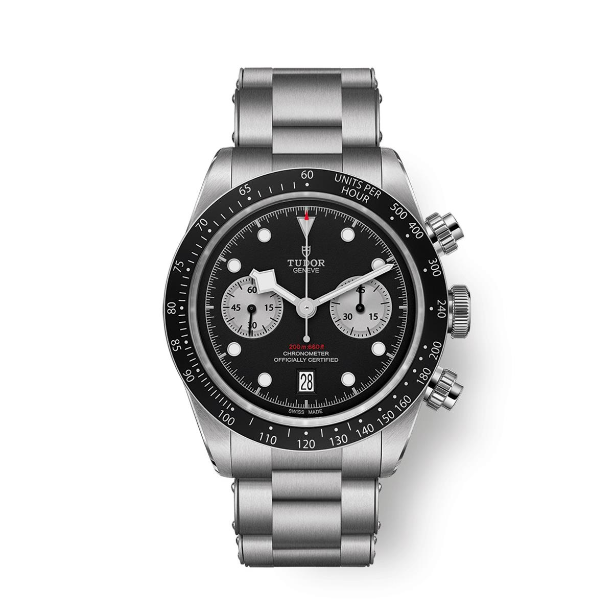 TUDOR Black Bay Chrono Steel Black Dial