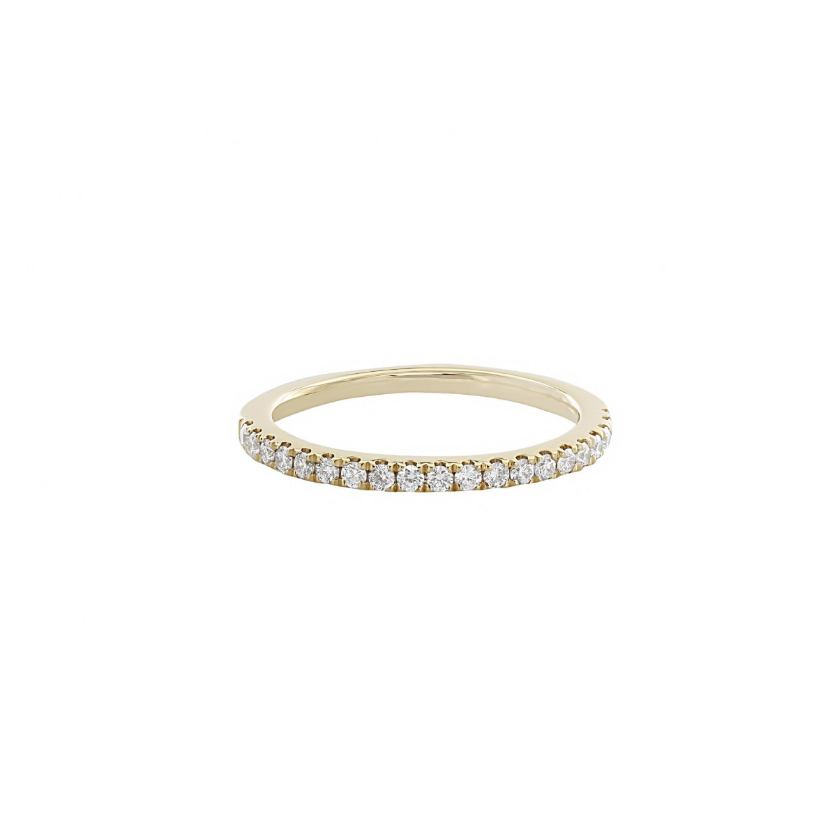 London Collection 14k Pave Diamond 1/2 Way Band Ring