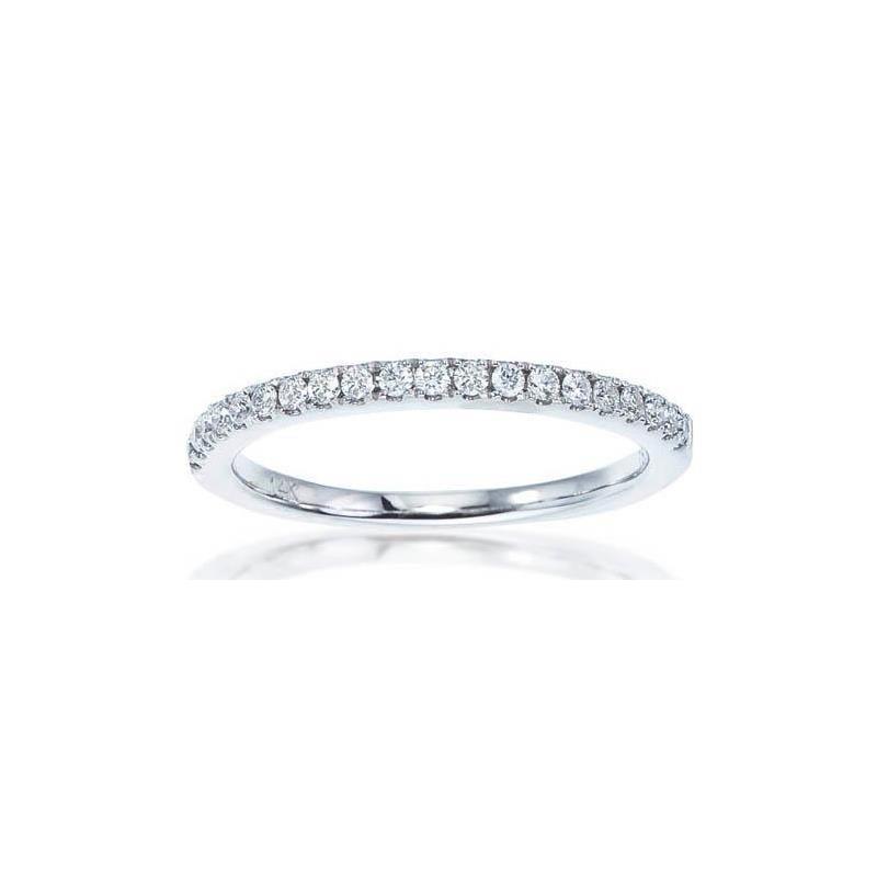 London Collection 14k Pave Diamond 1/2 Way Band Ring