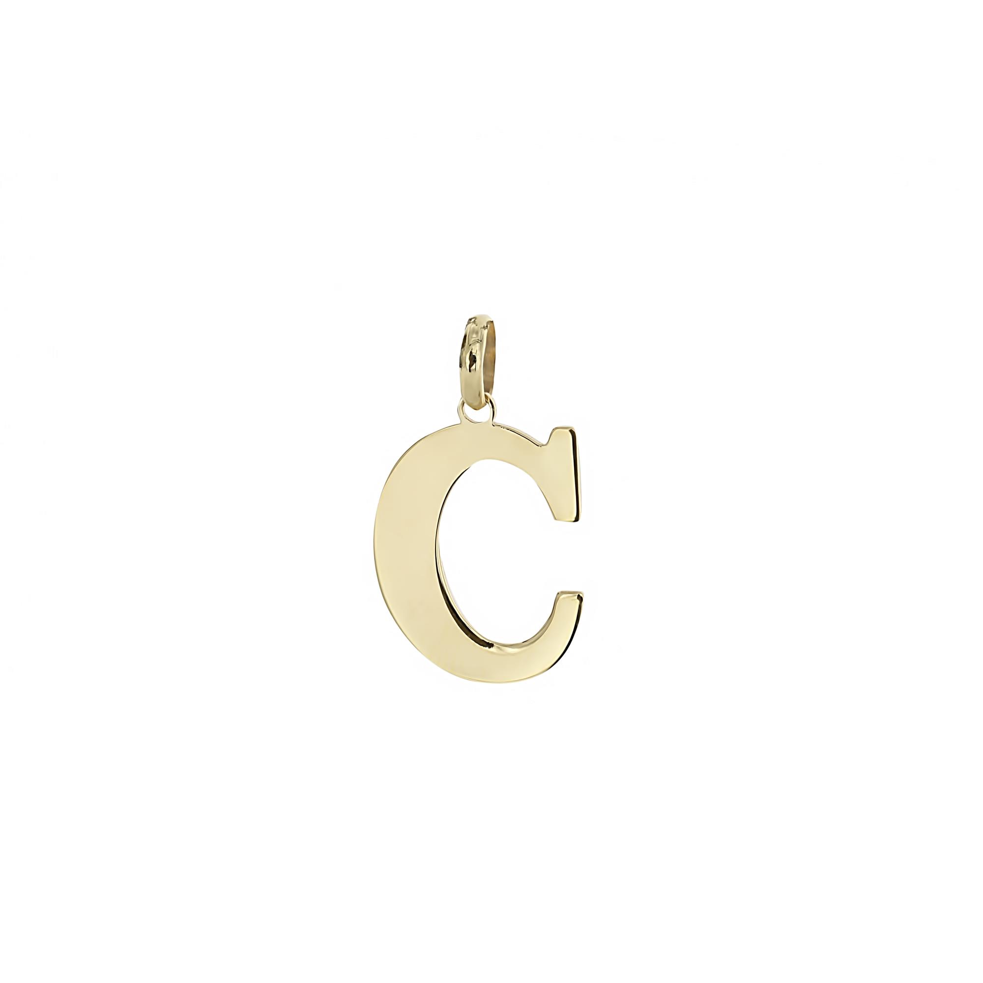 London Collection 14k "C" Initial Charm