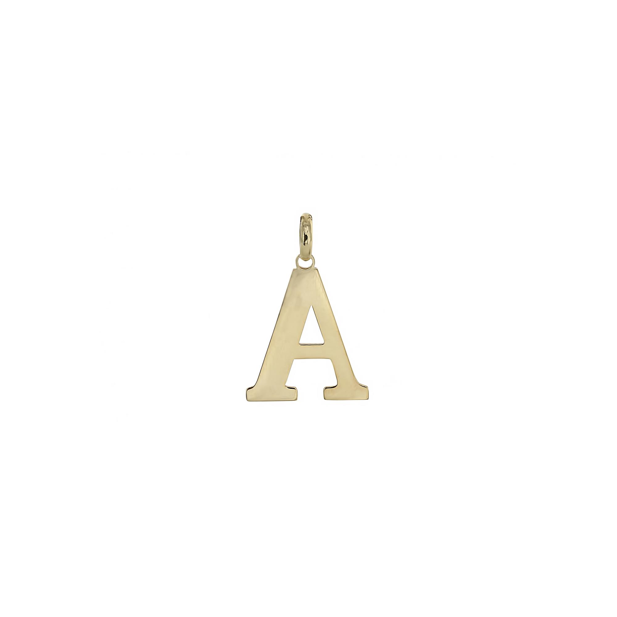 London Collection 14k "A" Initial Charm