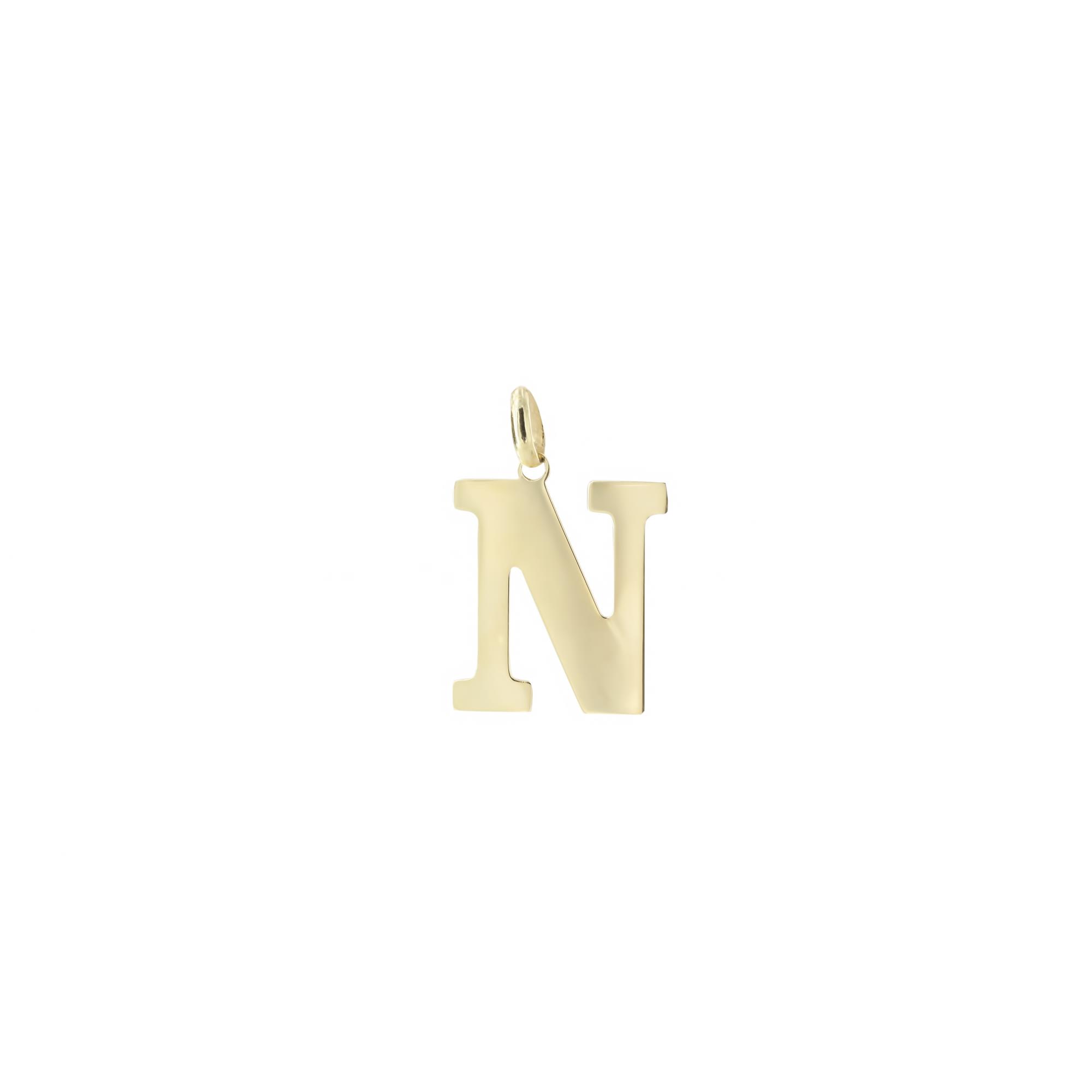 London Collection 14k "N" Initial Charm