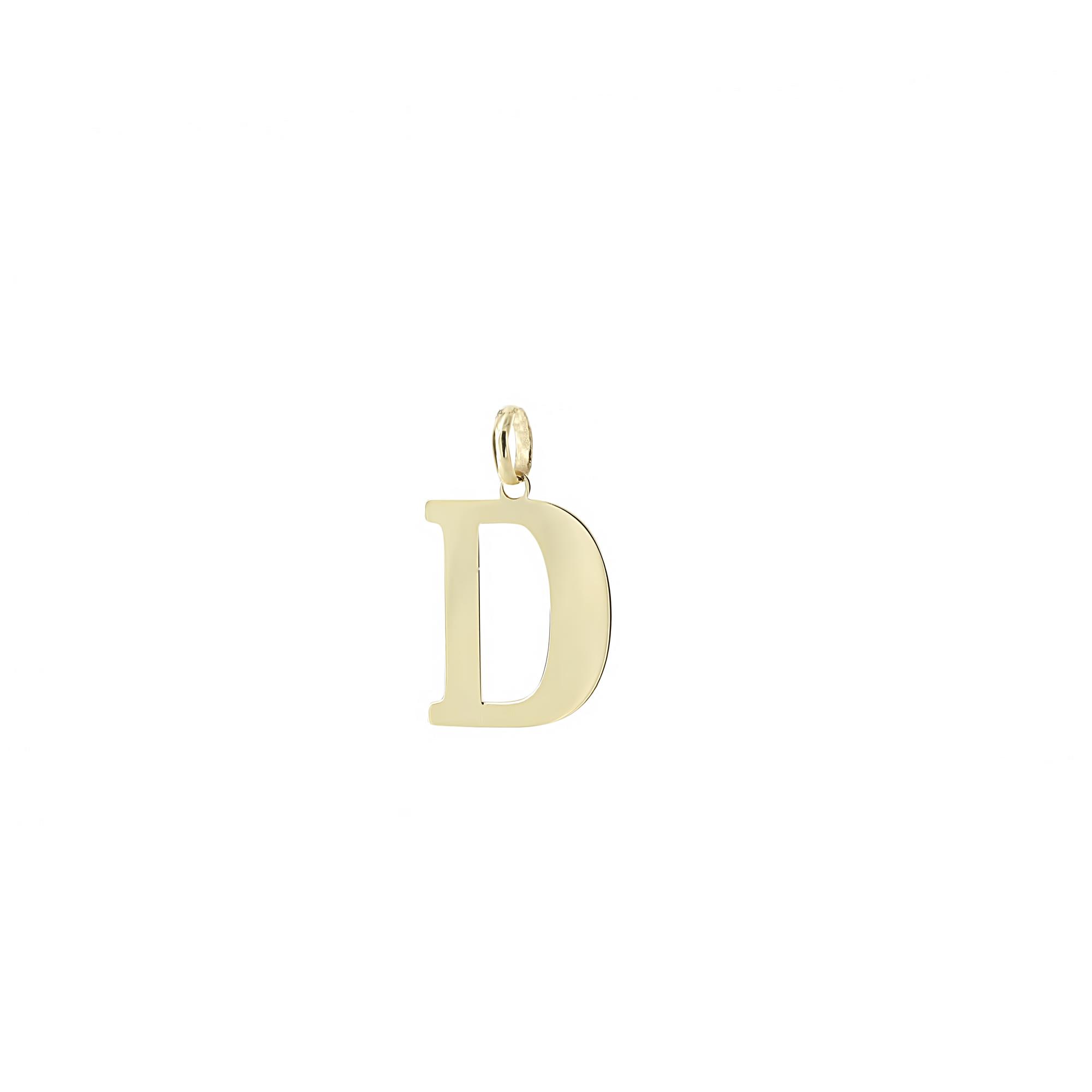 London Collection 14k "D" Initial Charm