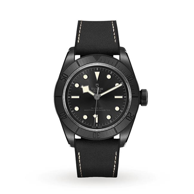 The @tudorwatch Black Bay with our London Collection black diamond curb link bracelets