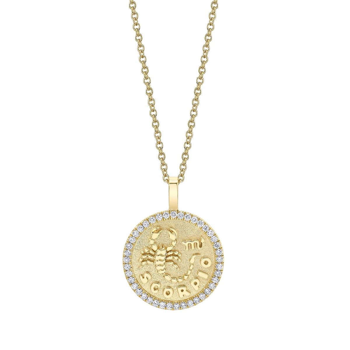 Yellow Gold Diamond Fever & A Horoscope Makes for the Perfect Neckmess