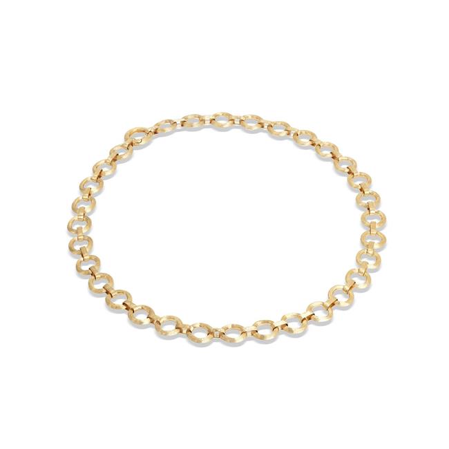 Marco Bicego Jaipur 18k Yellow Gold Flat Link Necklace